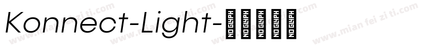 Konnect-Light字体转换