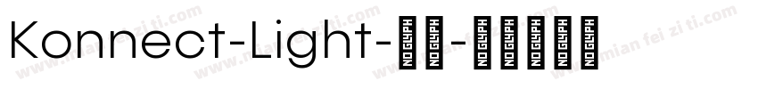 Konnect-Light-常规字体转换