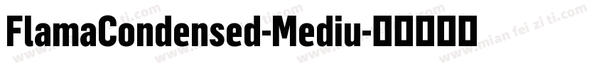 FlamaCondensed-Mediu字体转换