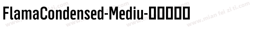 FlamaCondensed-Mediu字体转换