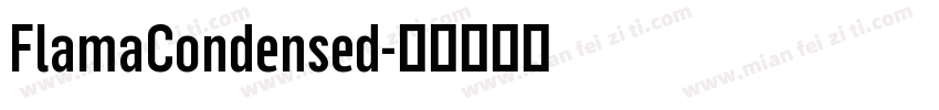 FlamaCondensed字体转换