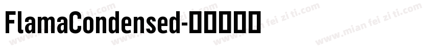 FlamaCondensed字体转换