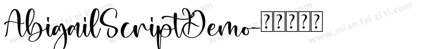AbigailScriptDemo字体转换