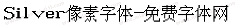 Silver像素字体字体转换