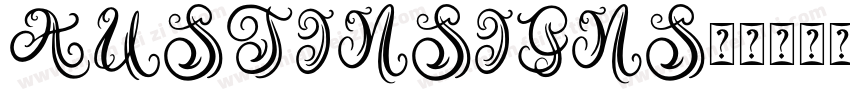 austinsigns字体转换