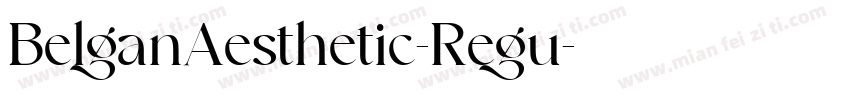 BelganAesthetic-Regu字体转换