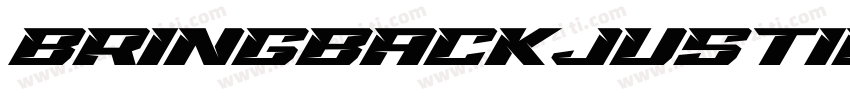 BringBackJustice字体转换
