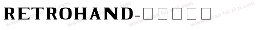 RETROHAND字体转换