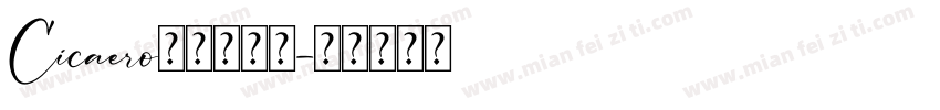 Cicaero字体转换器字体转换
