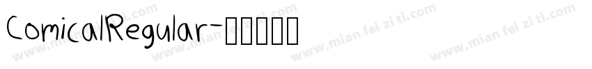 ComicalRegular字体转换