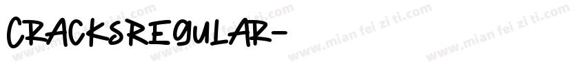 CracksRegular字体转换