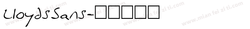 LloydsSans字体转换