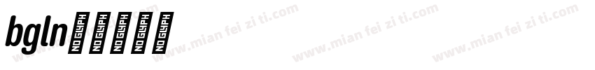begulian字体转换