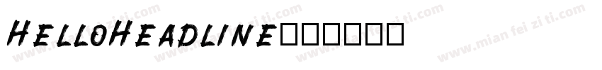 HelloHeadline字体转换