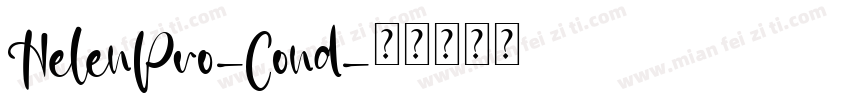 HelenPro-Cond字体转换
