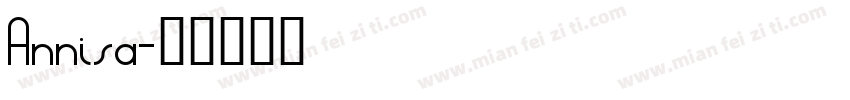 Annisa字体转换
