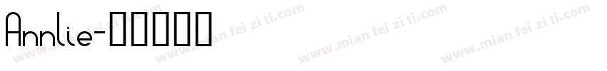Annlie字体转换