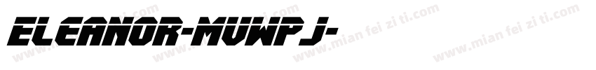 Eleanor-MVWpJ字体转换