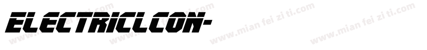 Electriclcon字体转换