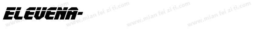 Elevena字体转换