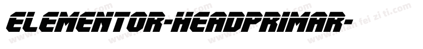 elementor-headprimar字体转换