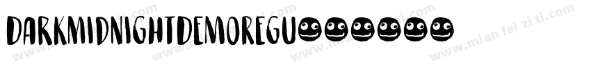 DarkMidnightDemoRegu字体转换