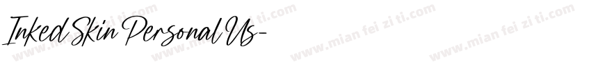 InkedSkinPersonalUs字体转换