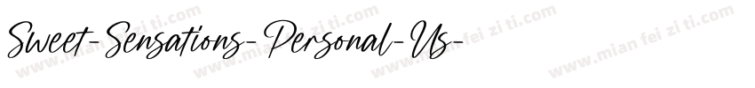 Sweet-Sensations-Personal-Us字体转换