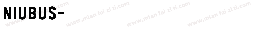 niubus字体转换