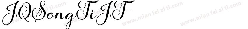 JQSongTiJT字体转换