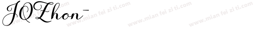 JQZhon字体转换