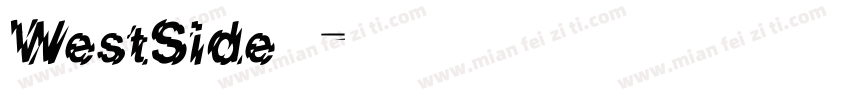 WestSide字体字体转换