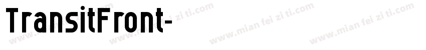 TransitFront字体转换