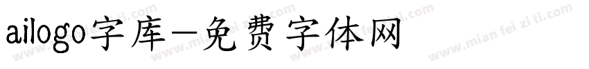 ailogo字库字体转换