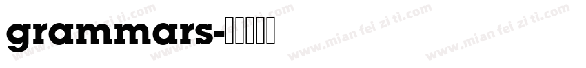 grammars字体转换