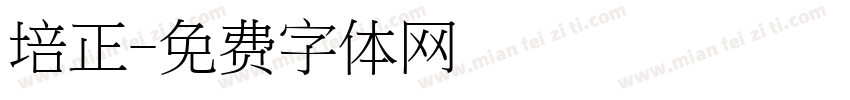 培正字体转换