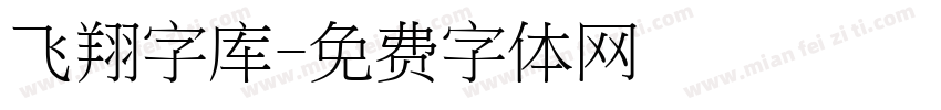 飞翔字库字体转换