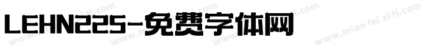 LEHN225字体转换