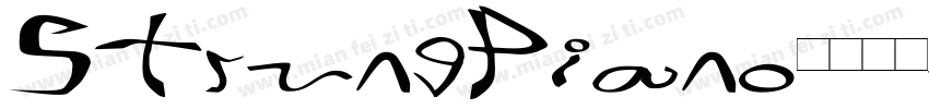 StrungPiano字体下载字体转换