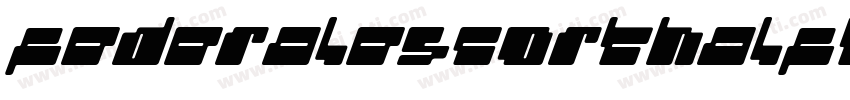 FederalEscortHalftone-v927字体转换