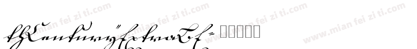 thCenturyExtraBE字体转换