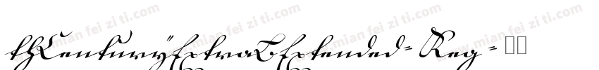 thCenturyExtraBExtended-Reg字体转换