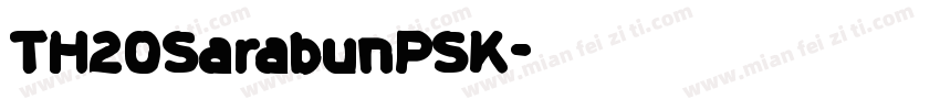 TH20SarabunPSK字体转换