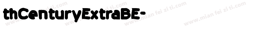 thCenturyExtraBE字体转换