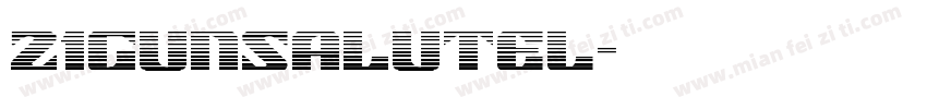 21GunSaluteL字体转换