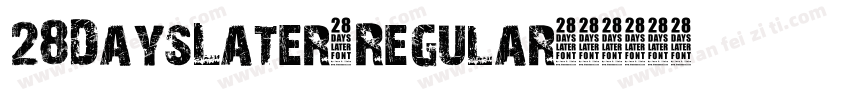 28DaysLater-Regular字体转换