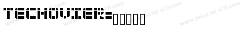 techovier字体转换