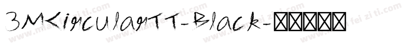 3MCircularTT-Black字体转换