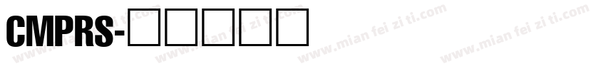 CMPRS字体转换