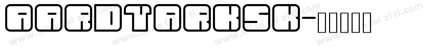 aardvarksk字体转换